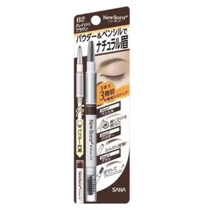 SANA NewBorn EX Eyebrow Pencil - B2 Grayish Brown