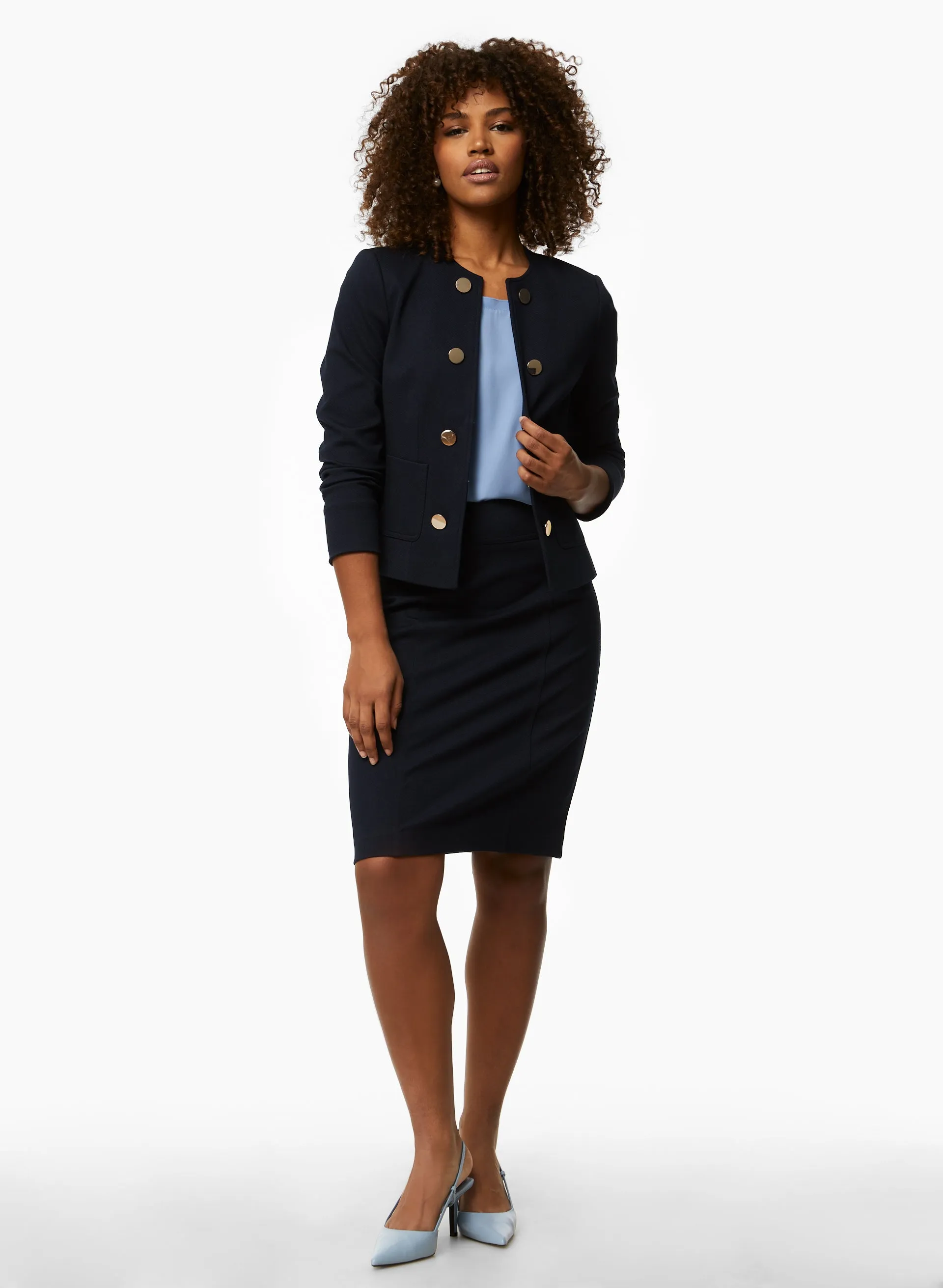 Seam Detail Pencil Skirt