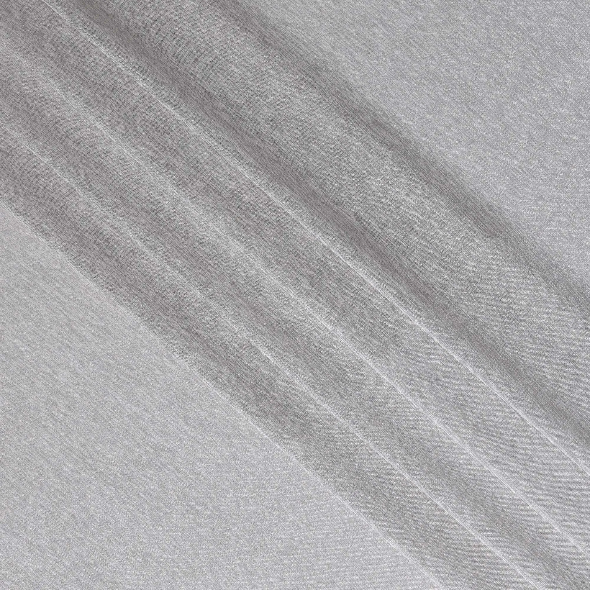 Silver Silk Lamé Fabric, 110 cm Wide, Made in South Korea-D21014
