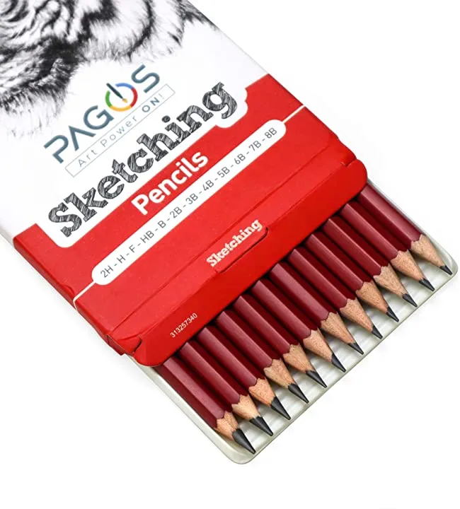 Skecthing Pencils 12 Pieces Set
