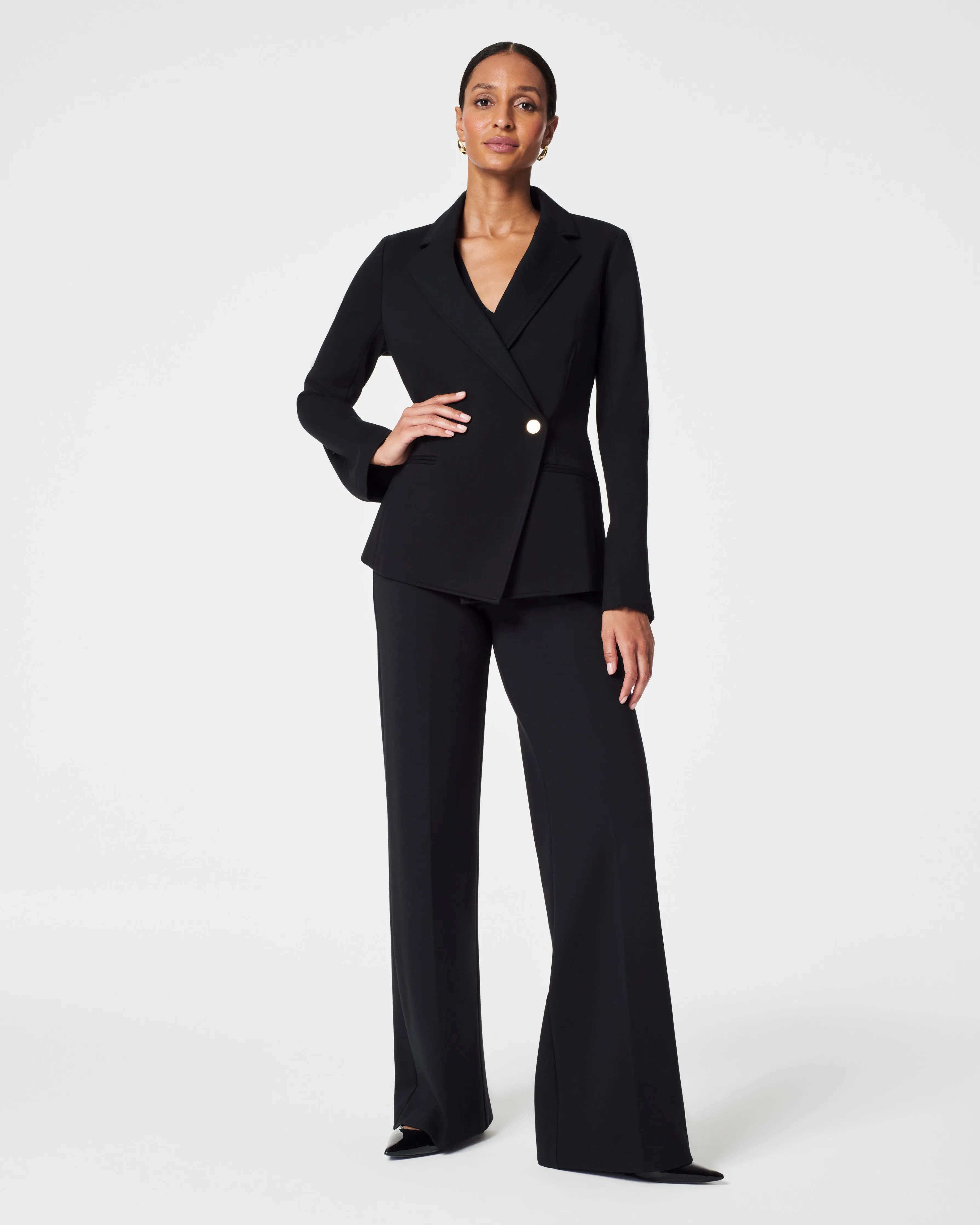SPANX® Ponte Asymmetrical Blazer