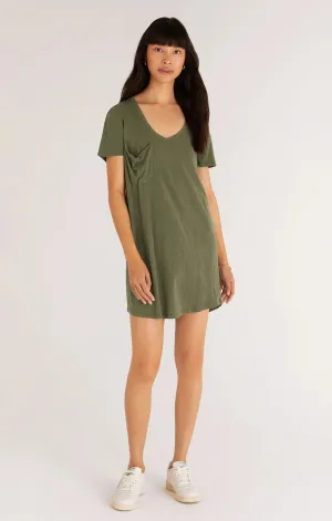 The Pocket Tee Dress | Forest