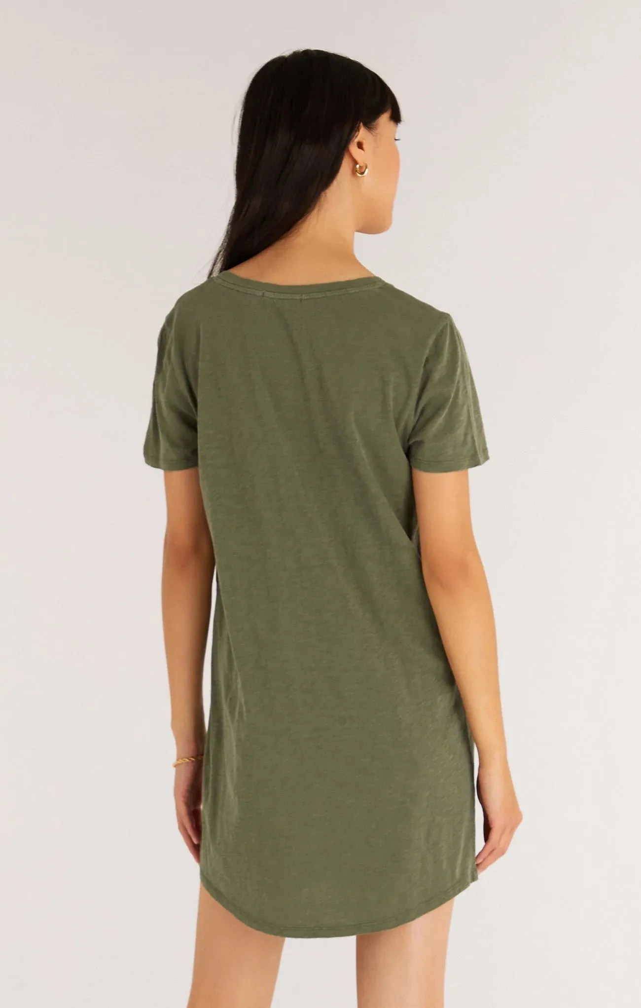 The Pocket Tee Dress | Forest