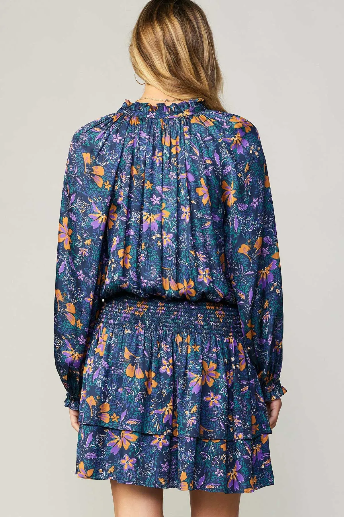 Tiered Dress with Ruffle Skirt