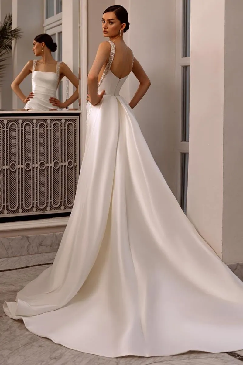 Viviana Pearl Graceful Beaded Wedding Dress