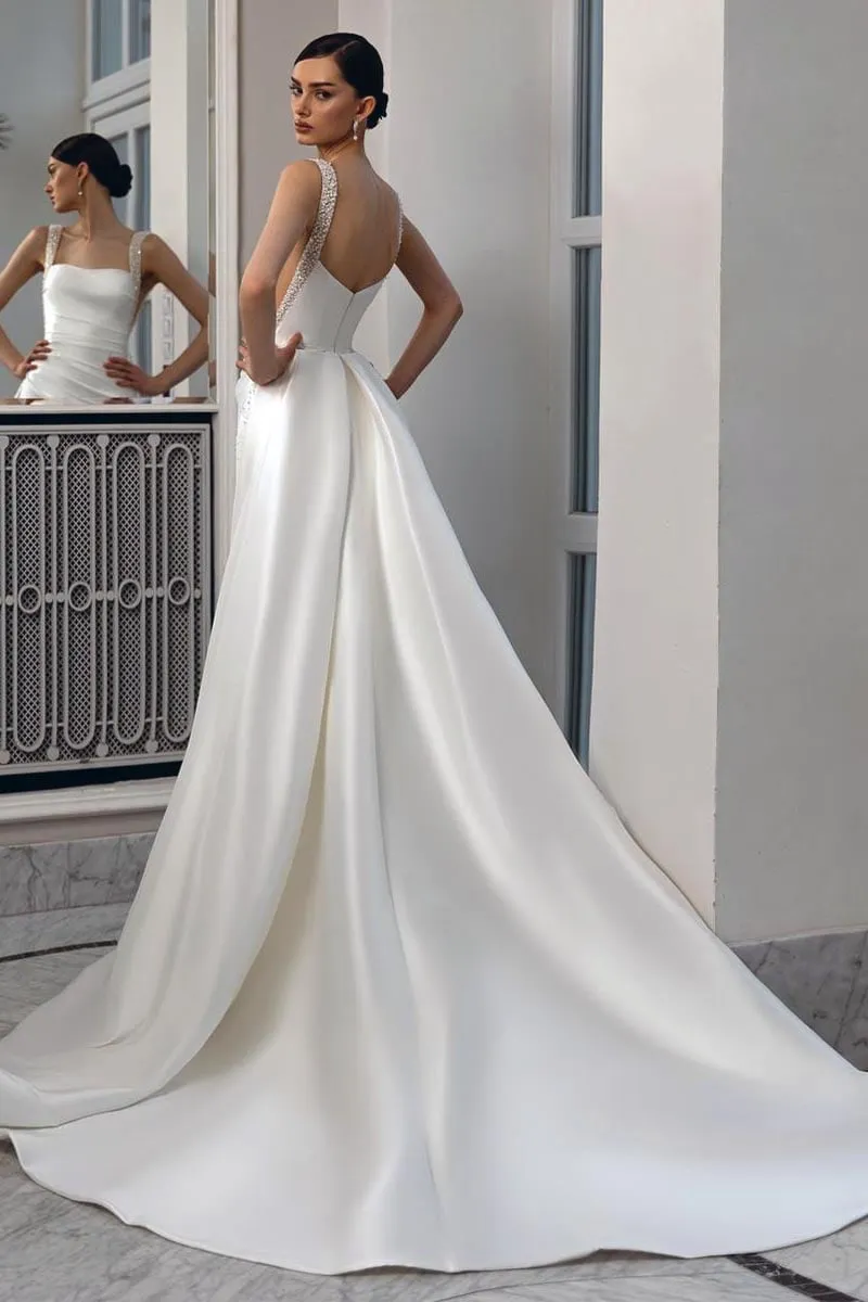 Viviana Pearl Graceful Beaded Wedding Dress