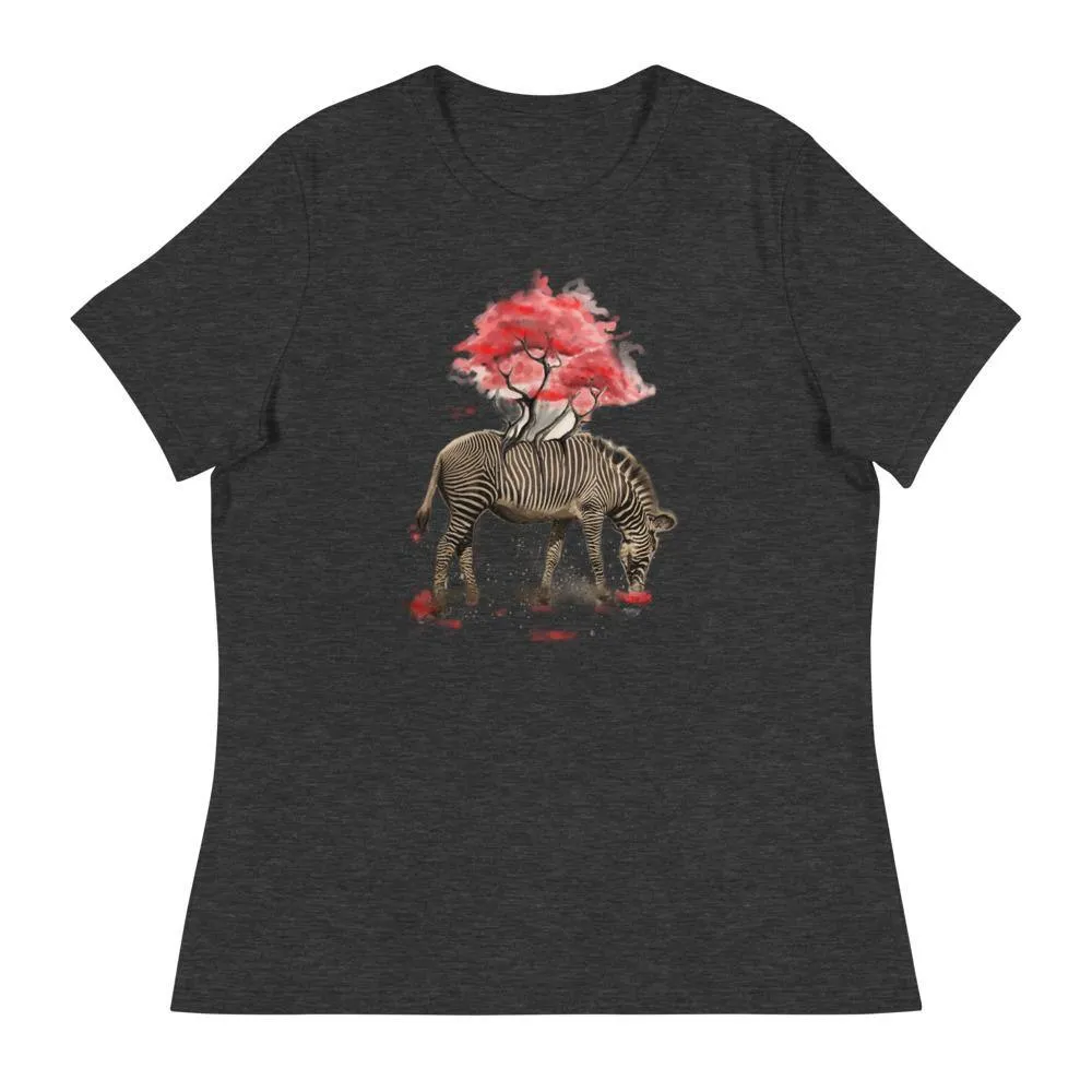 Zebra Women's Relaxed T-Shirt