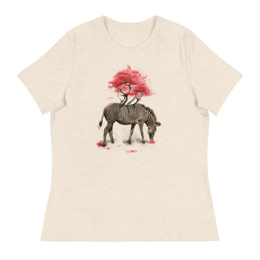 Zebra Women's Relaxed T-Shirt