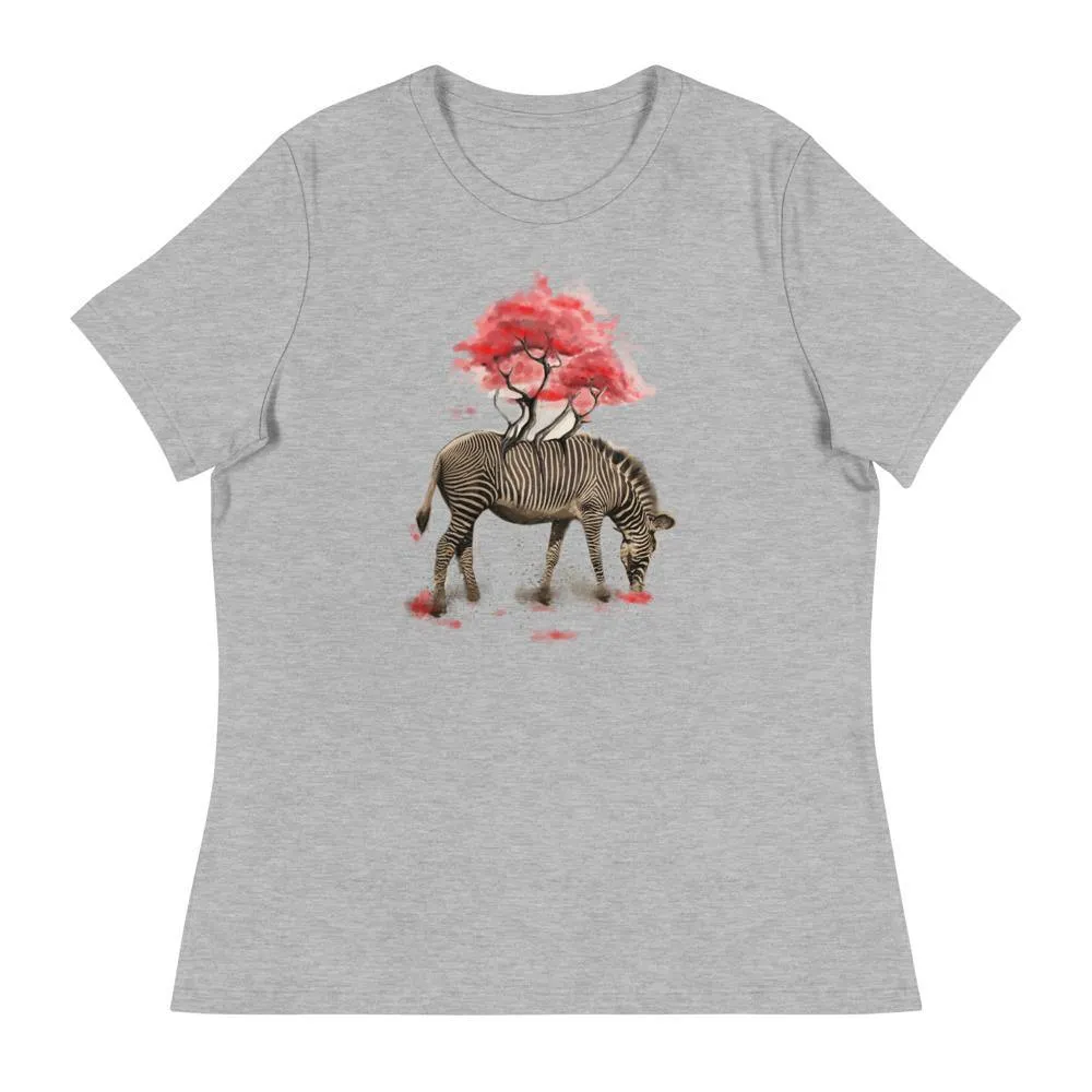Zebra Women's Relaxed T-Shirt